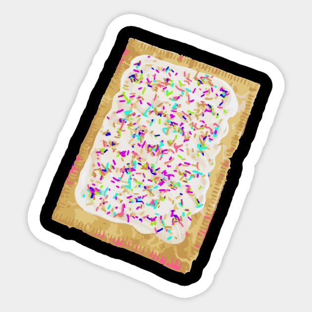 Poptart Sticker by NickiPostsStuff